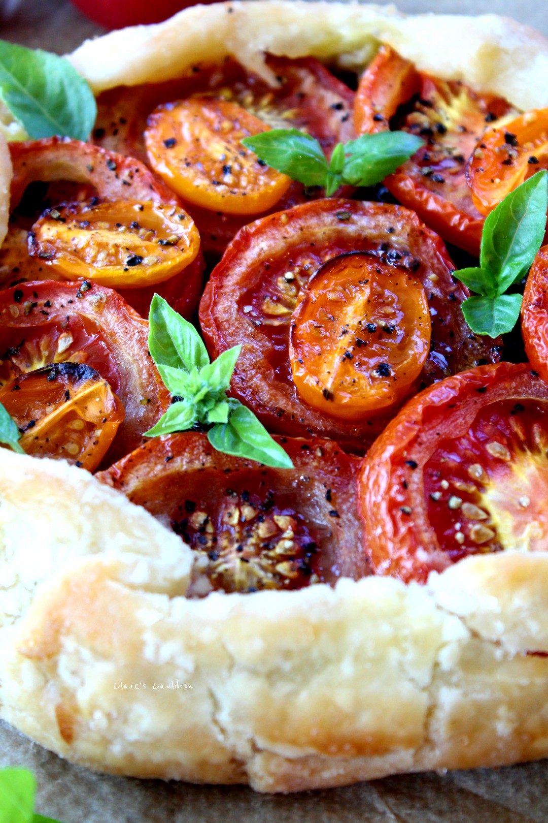 Lets Make Some Pastry……….. Well A Tomato And Pesto Galette