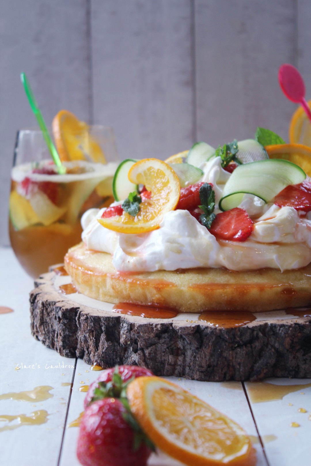 Pimms Shortcake Cake