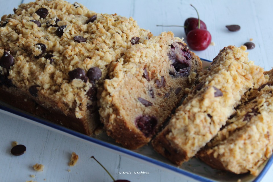 Cherry, Chocolate and Crumble The Ultimate Loaf&nbsp;Cake