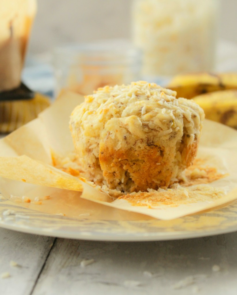 Coconut lime and Banana Muffins 
Gluten Free and Vegan