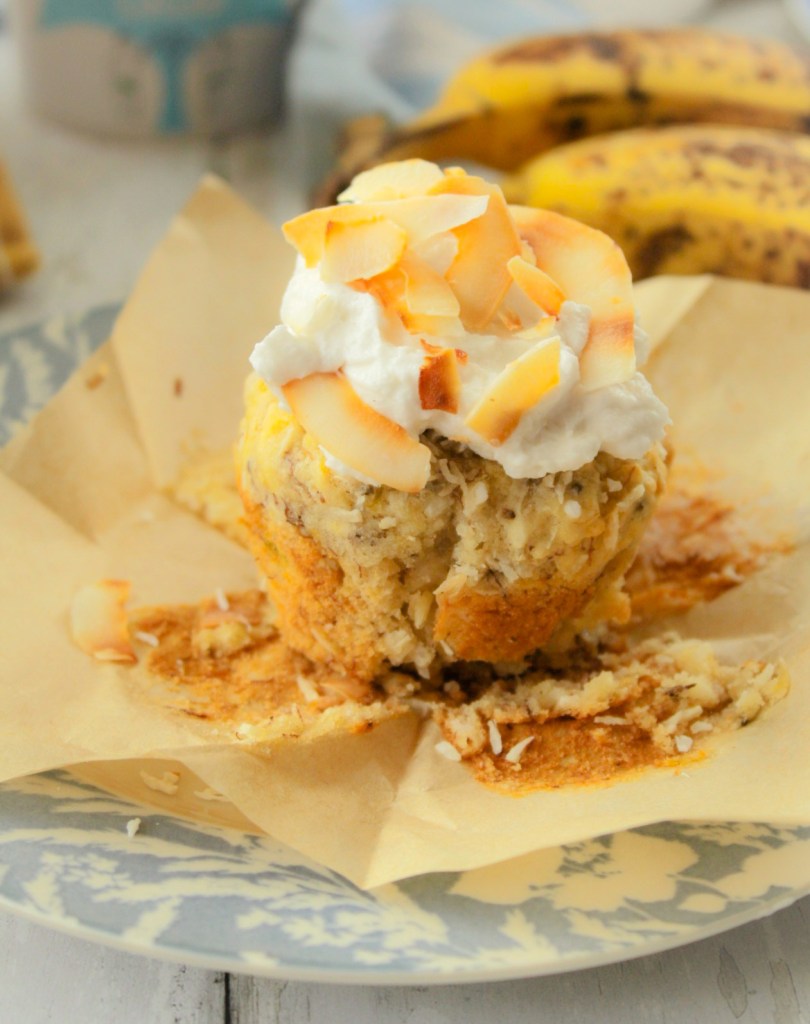 Coconut lime and Banana Muffins 
Gluten Free and Vegan