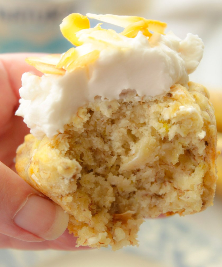 Coconut lime and Banana Muffins 
Gluten Free and Vegan