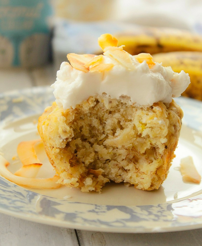 Coconut lime and Banana Muffins 
Gluten Free and Vegan